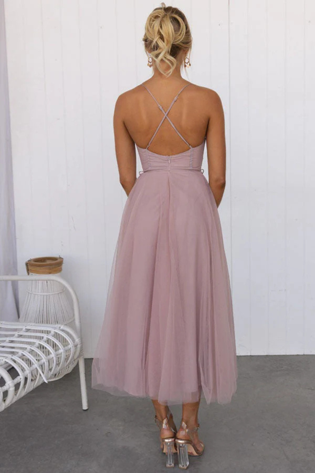 Women's Corset Tiered Midi Dress – Sorvienne