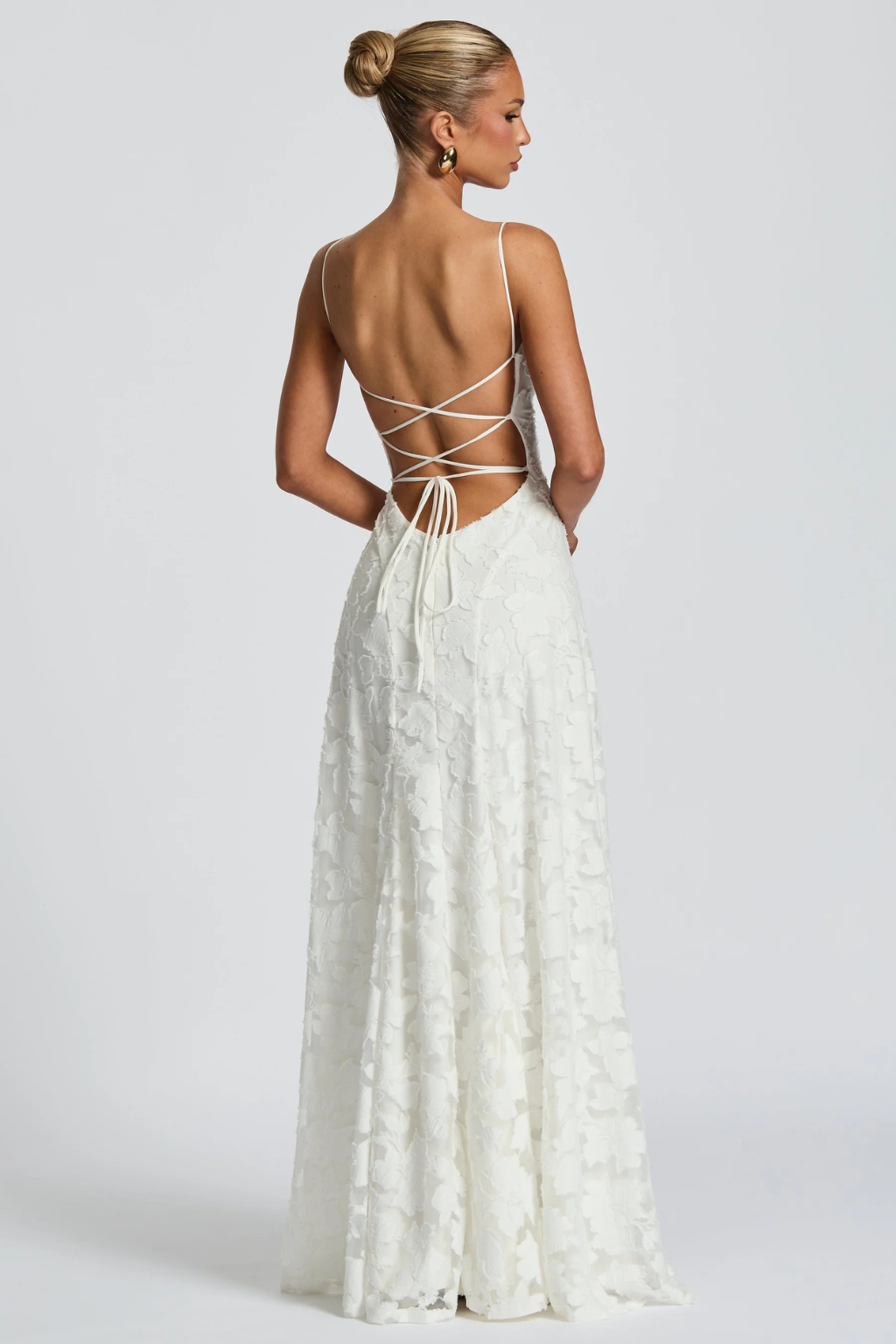 Women's Floral Brocade Cami Maxi Dress – Sorvienne