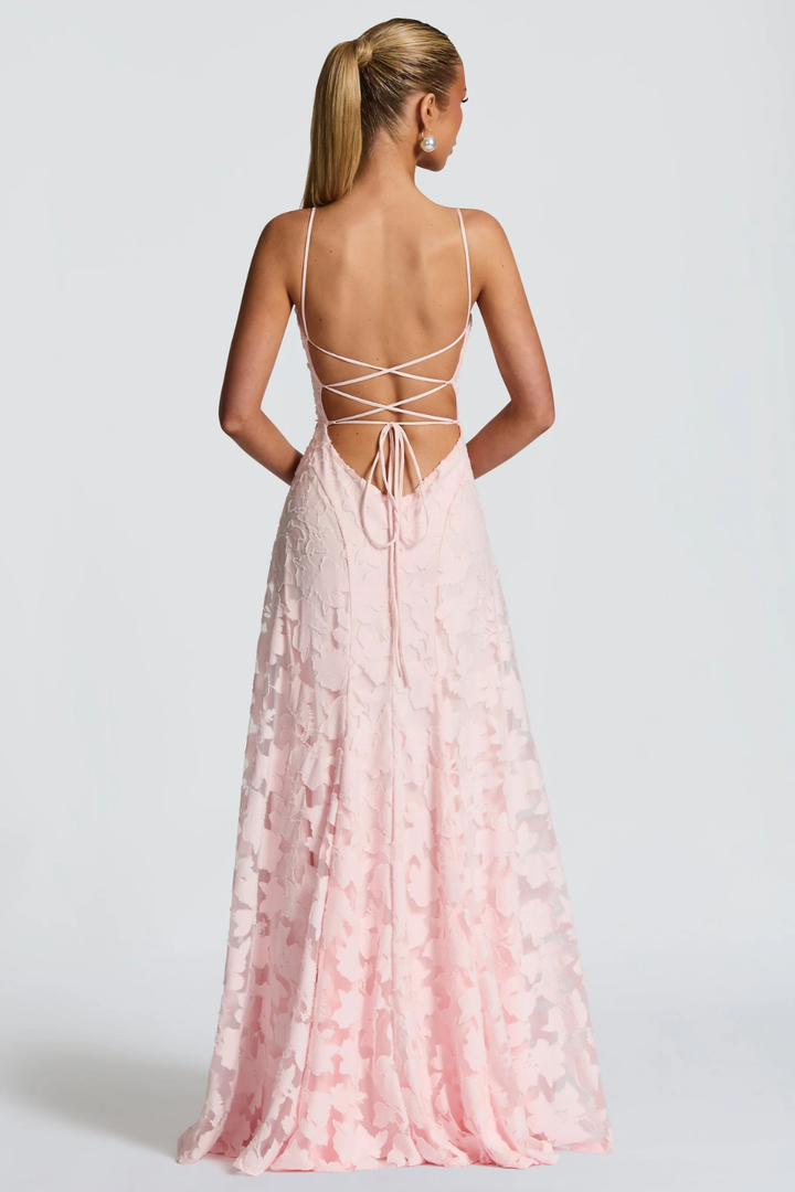 Women's Floral Brocade Cami Maxi Dress – Sorvienne