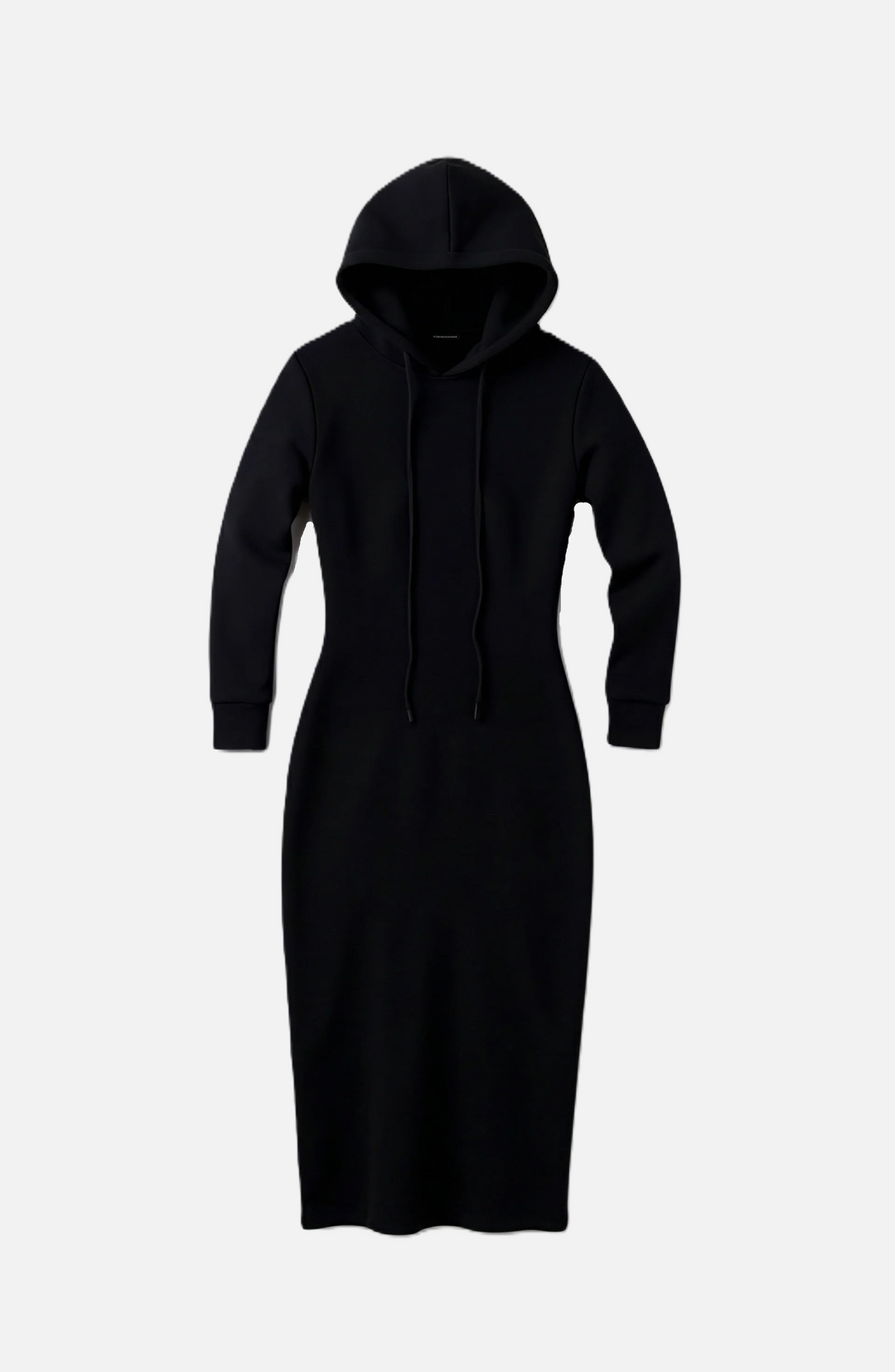 Hooded Bodycon Maxi Dress Long Sleeve Casual Streetwear - Siopie