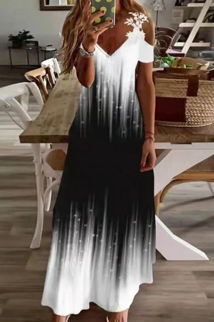 Sorvienne | Women’s Flowing Floral Sleeveless Maxi Dress
