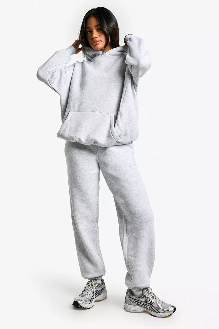 Sorvienne Relaxed Hoodie and Joggers Set in Grey