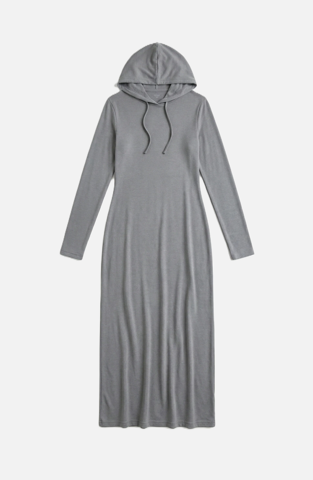 Hooded Bodycon Maxi Dress Long Sleeve Casual Streetwear - Siopie