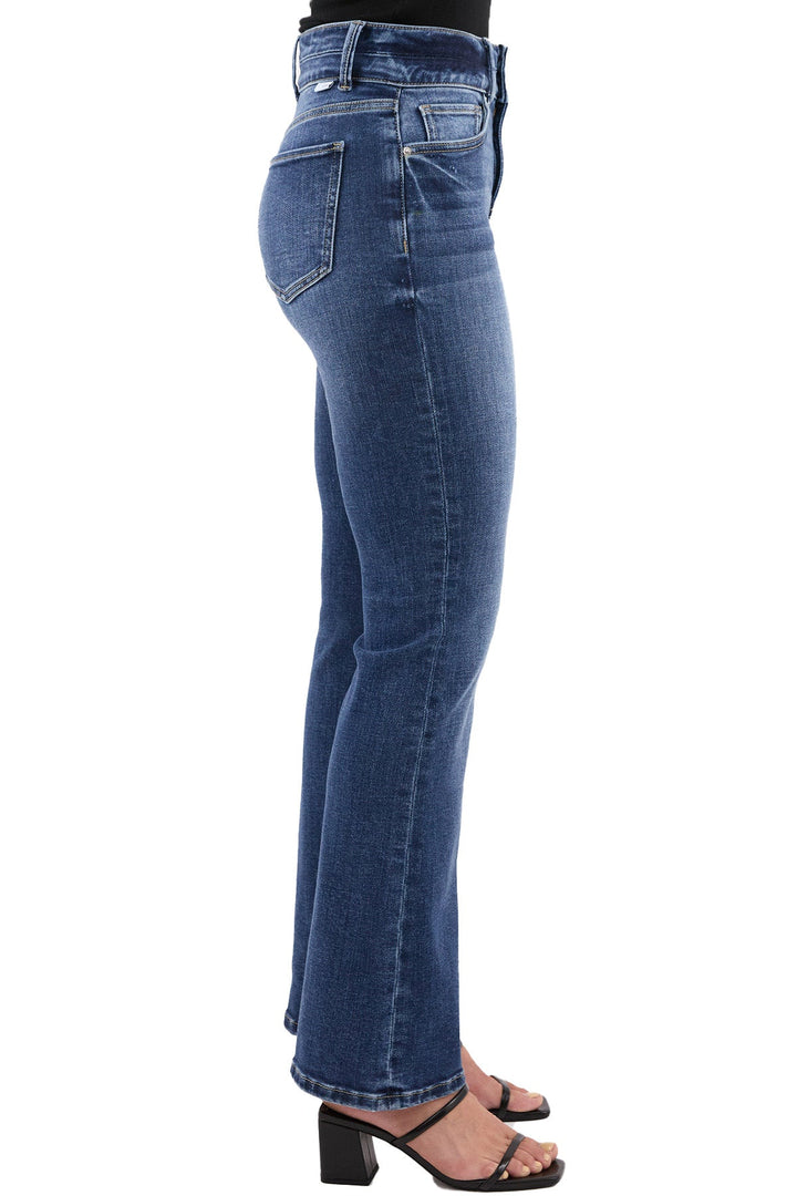 Sorvienne Slim High Waisted Bootcut Jeans