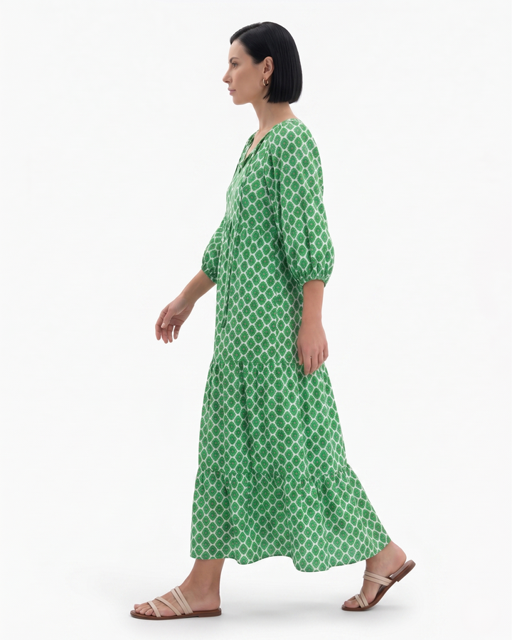 Sorvienne | Women’s Bohemian Tiered Maxi Dress