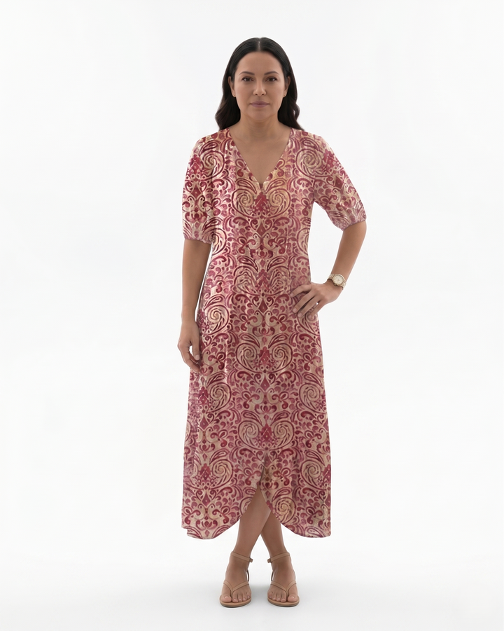 Sorvienne | Women’s Printed Bohemian Maxi Dress