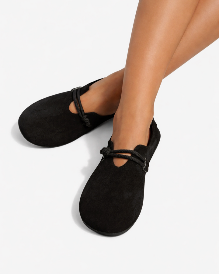 Sorvienne | Women’s Rope Detail Slip-On Shoes