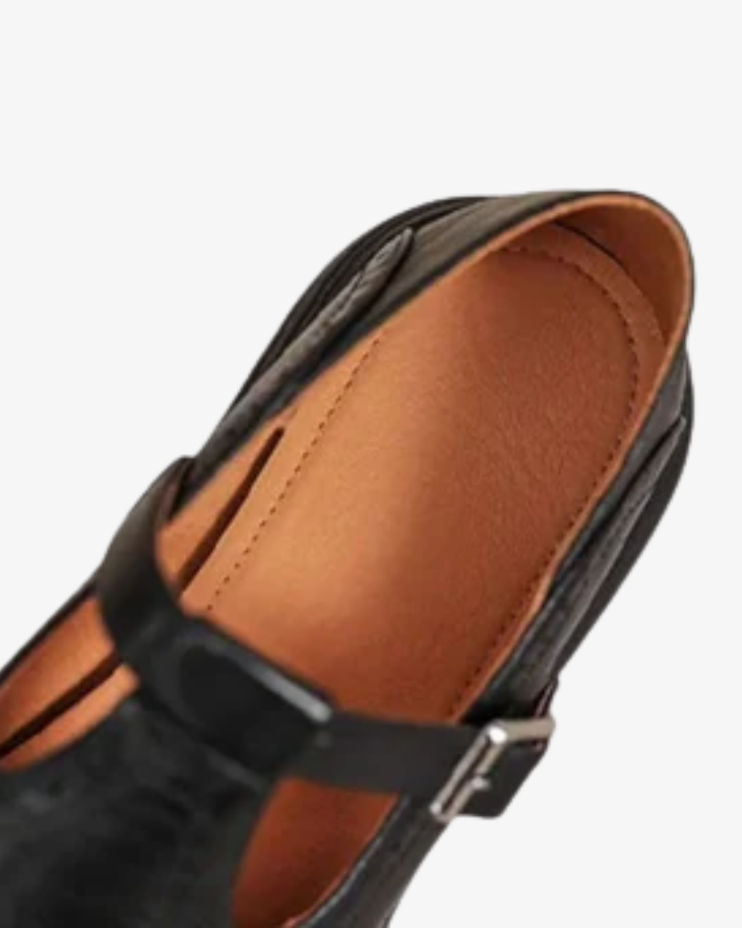 Sorvienne | Women’s Leather Brogue Mary Jane Shoes