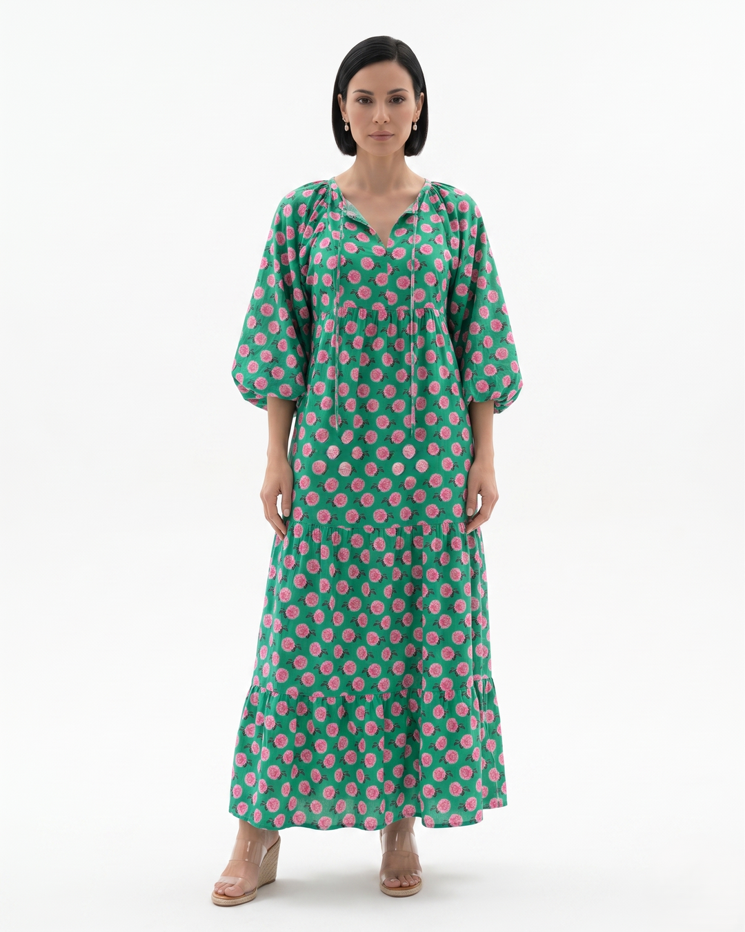 Sorvienne | Women’s Bohemian Tiered Maxi Dress