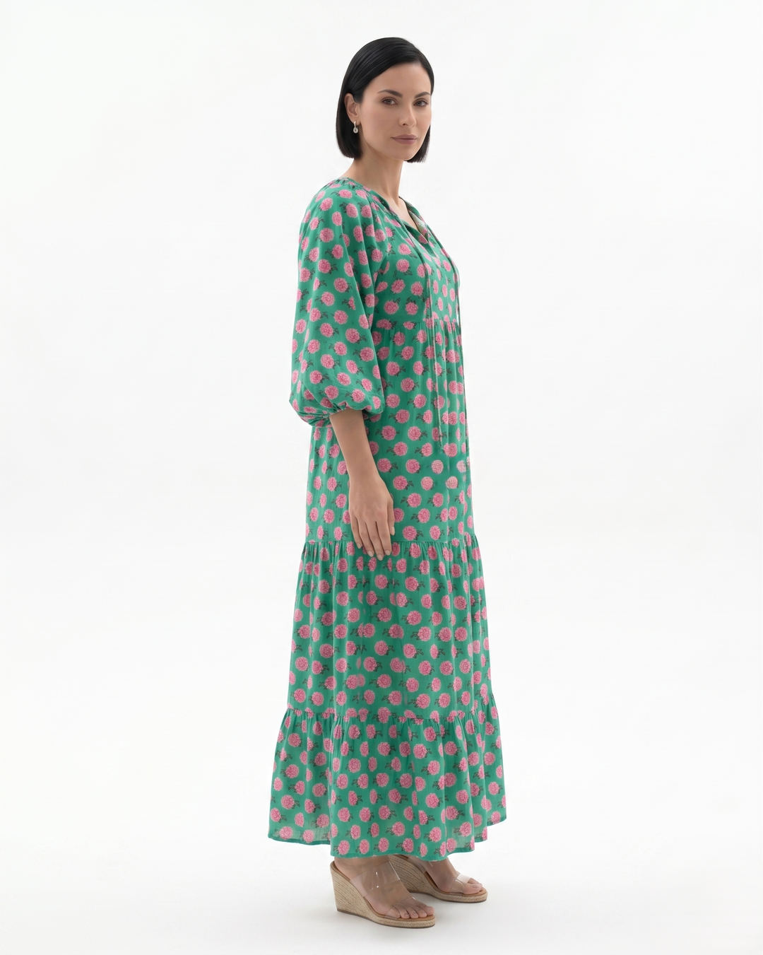 Sorvienne | Women’s Bohemian Tiered Maxi Dress