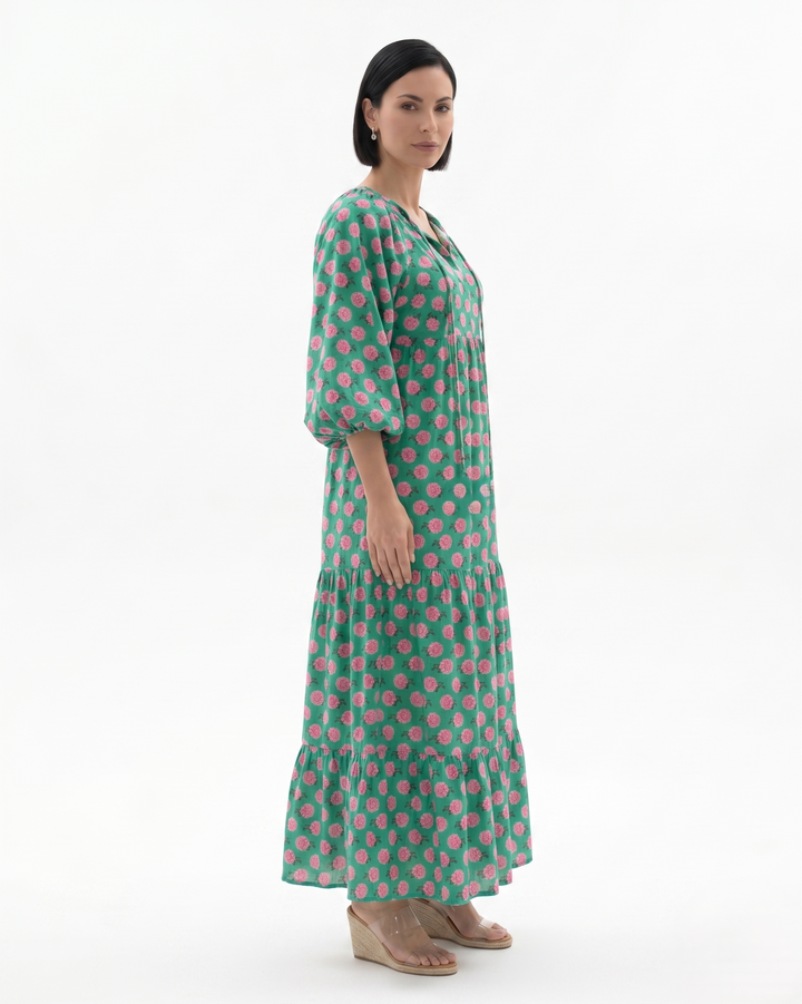 Sorvienne | Women’s Bohemian Tiered Maxi Dress