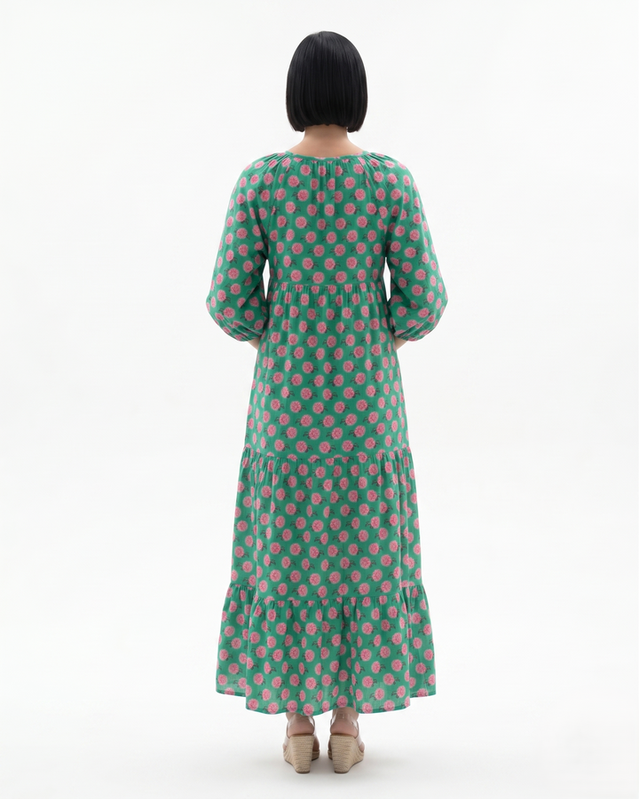 Sorvienne | Women’s Bohemian Tiered Maxi Dress