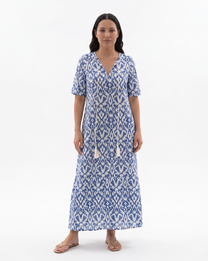 Sorvienne | Women’s Printed Bohemian Maxi Dress