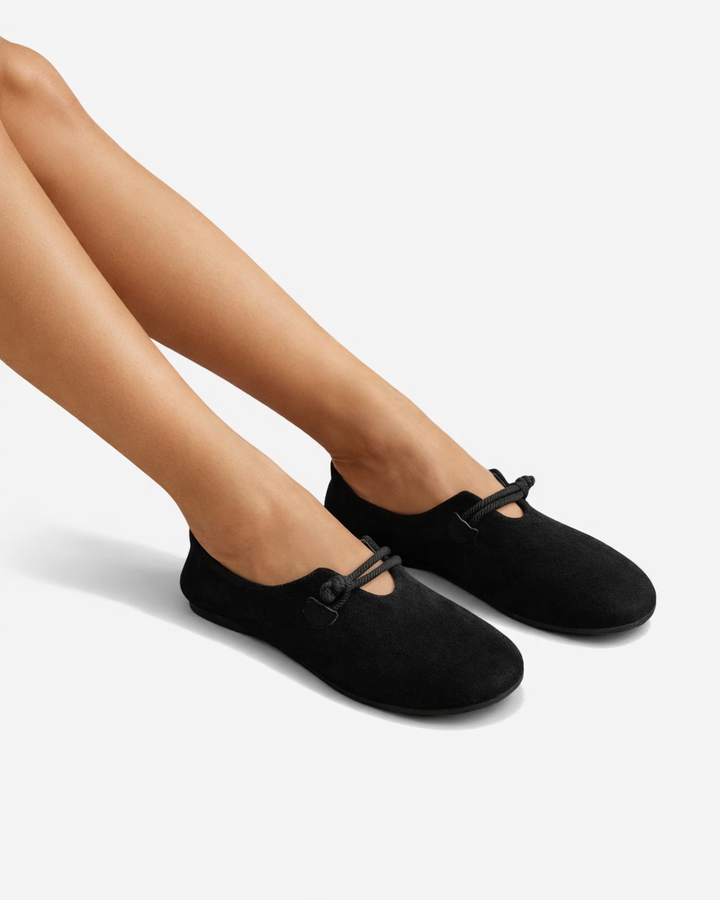 Sorvienne | Women’s Rope Detail Slip-On Shoes