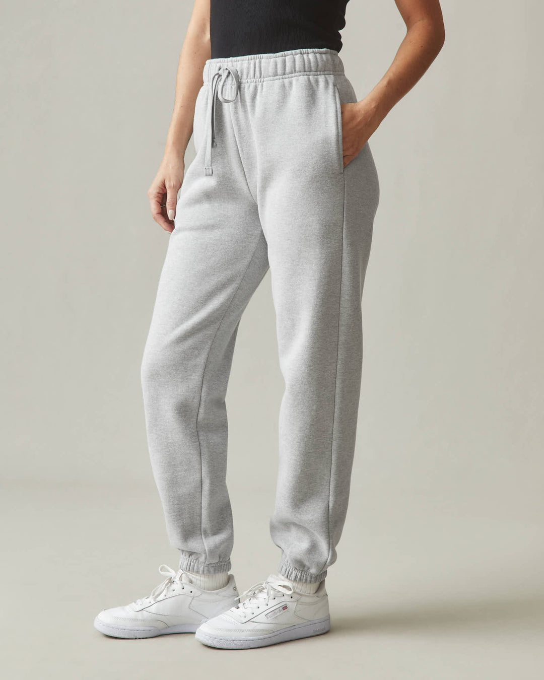 Sorvienne Relaxed Cotton Cuffed Joggers