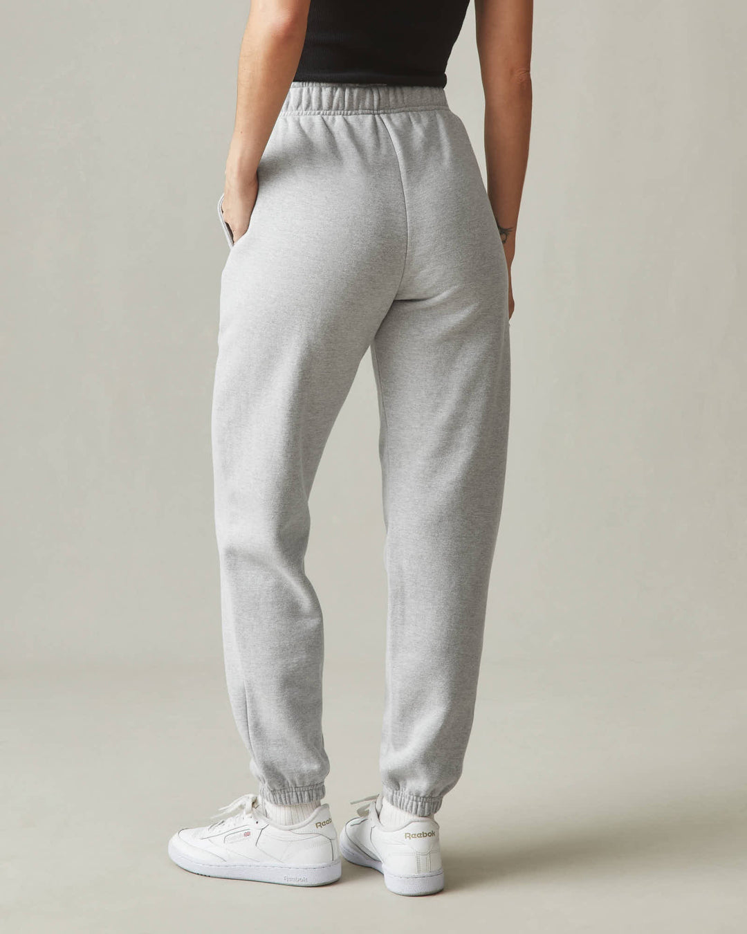 Sorvienne Relaxed Cotton Cuffed Joggers