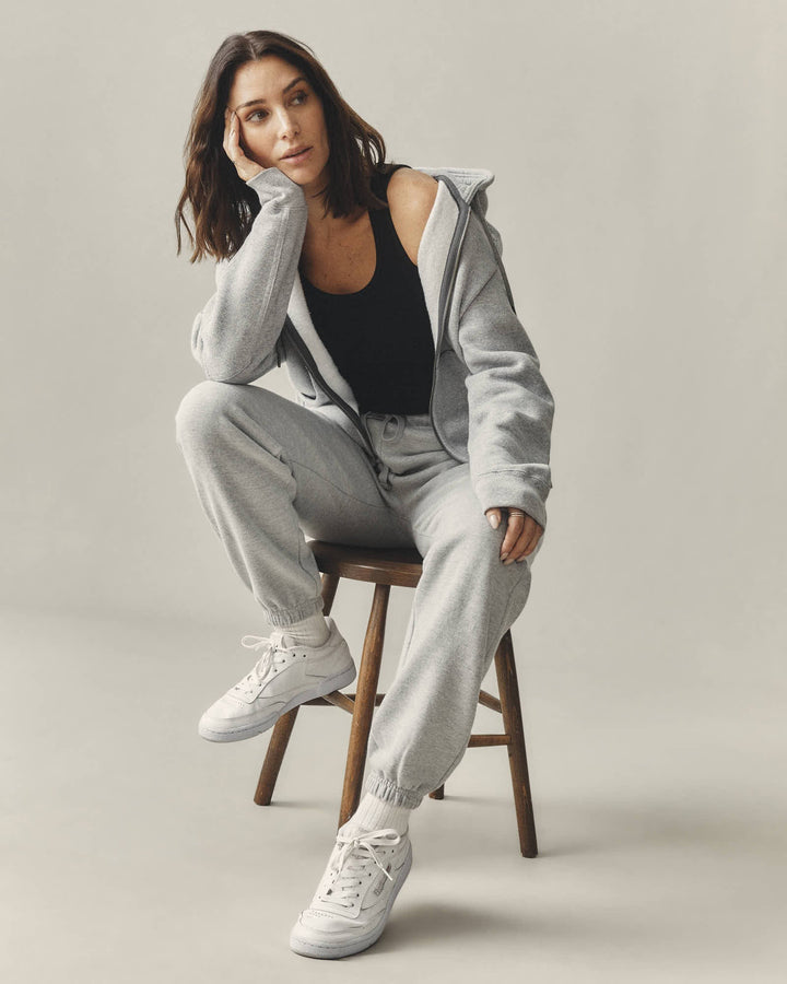 Sorvienne Relaxed Cotton Cuffed Joggers