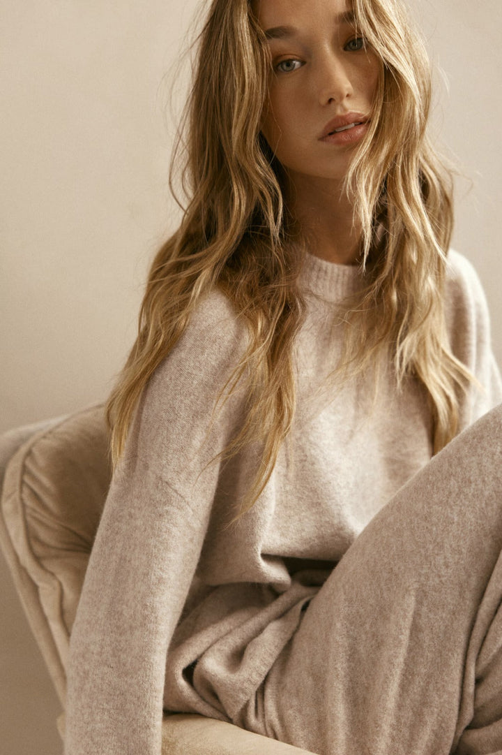 Sorvienne Relaxed Fine Knit Co-ord Set