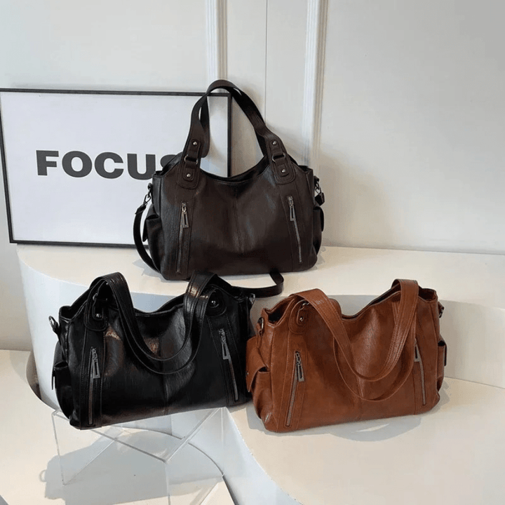 Sorvienne Slouchy Multi Pocket Large Shoulder Bag